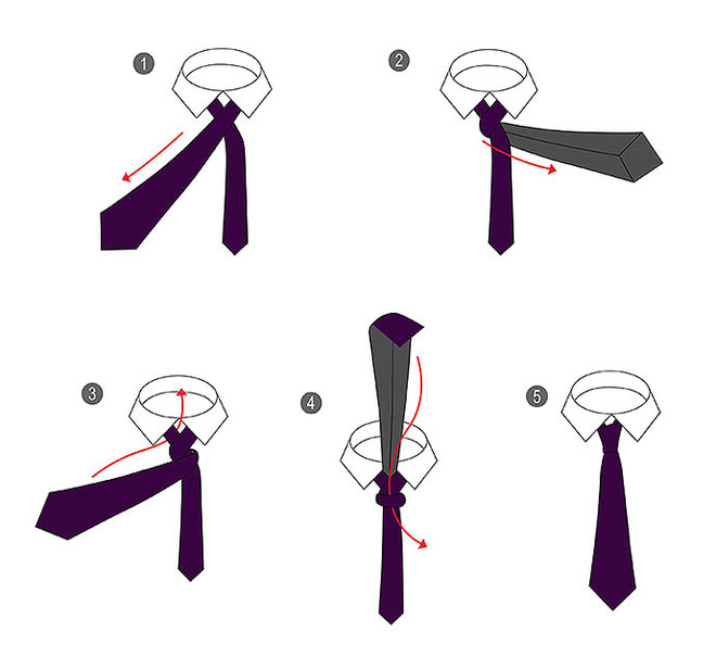 Как завязать галстук | Интернет-магазин мужской одежды RUSLAN в Челябинске